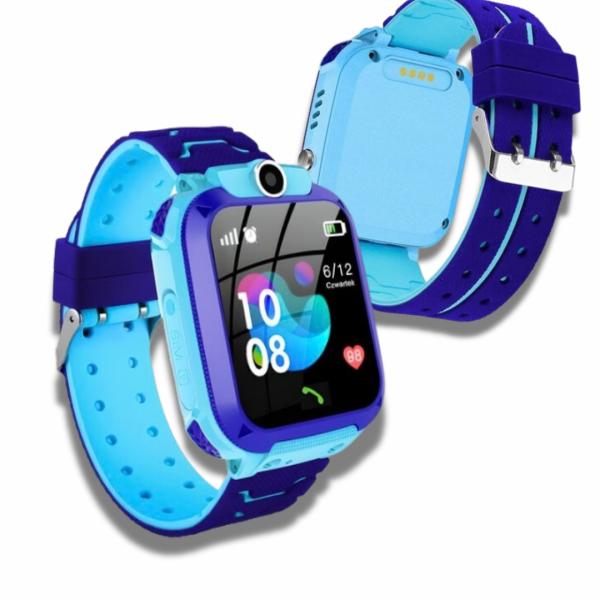 Smartwatch For Kids Q19 GPS Locator- Navy blue