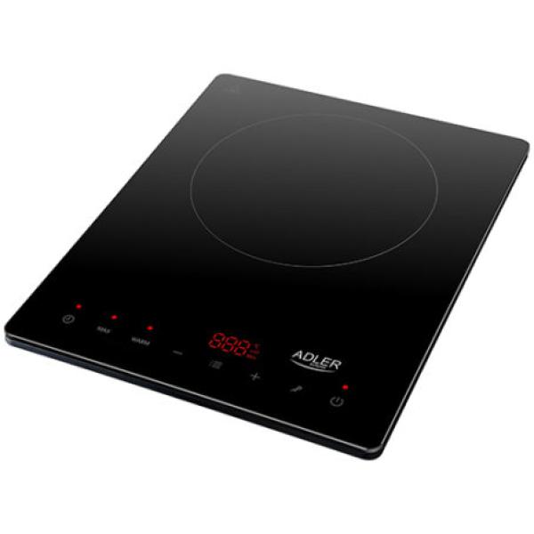 Adler Kuchenka indukcyjna jednopalnikowa LCD 2000 W