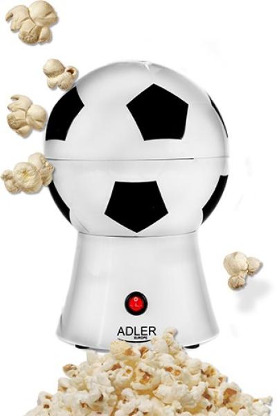 Adler Maszyna do popcornu w kształcie piłki 1200 W