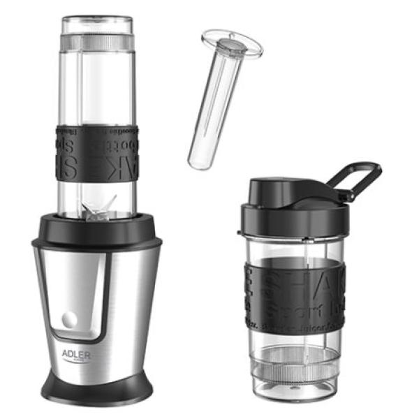 Adler Blender personalny z wkładem chłodzącym + 2 bidony 800 W