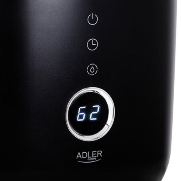 Adler Nawilżacz ultradźwiękowy LED 4 L 23 W czarny