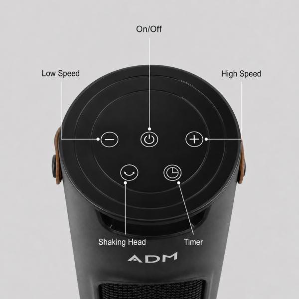 ADM Air Blower with Cool Fan & Heating Modes | Oscillation | 1500W