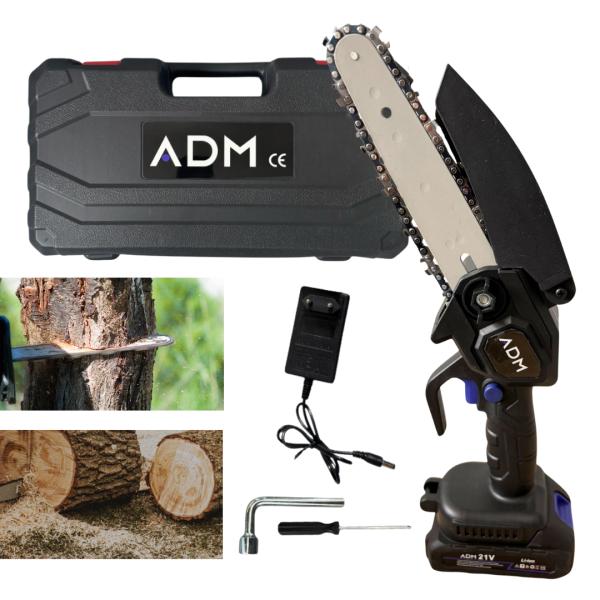 ADM Mini piła 6’’ 21 V złącze trzypinowe czarna