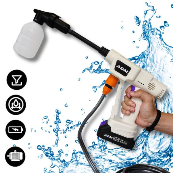 ADM Wireless Mini Power Washer + 2 batteries