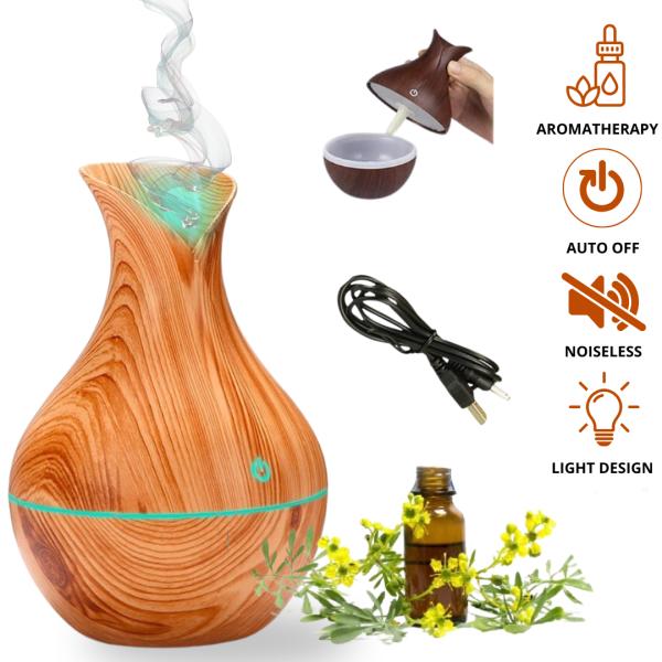 Nawilżacz powietrza, dyfuzor, USB, 130ml