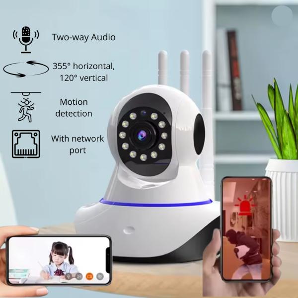 Inteligentna kamera obrotowa Wi-Fi HD