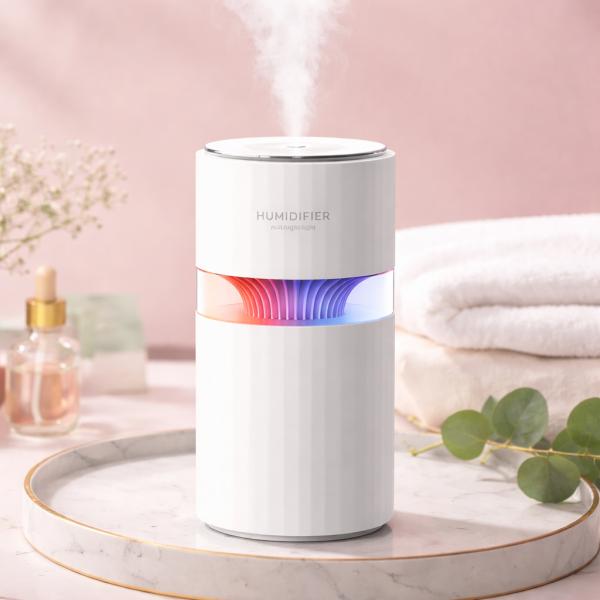 Nawilżacz powietrza 2w1 USB 2 W biały