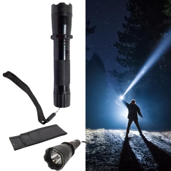 Latarka LED z paralizatorem