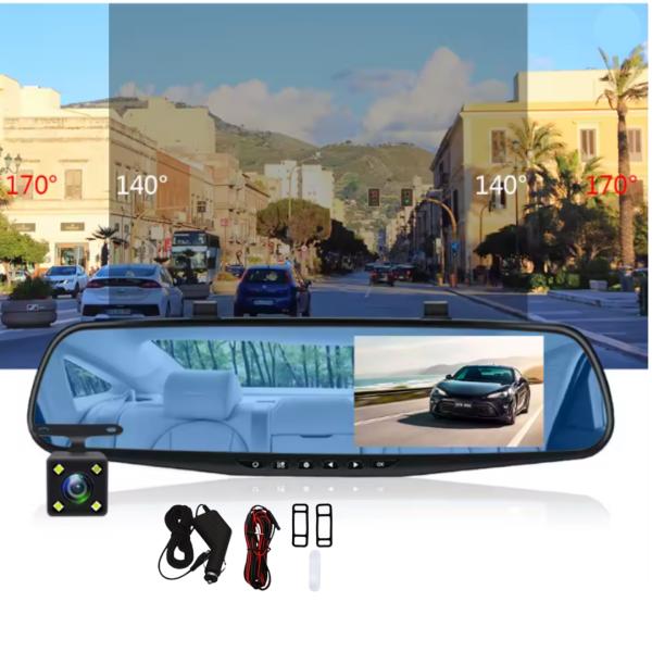 ADM Full HD driving recorder with reversing camera