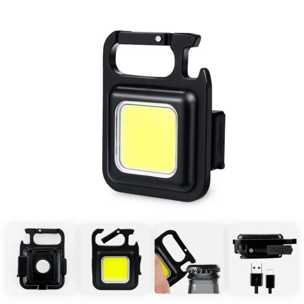 Mini latarka do kluczy 800 lumenów z otwieraczem