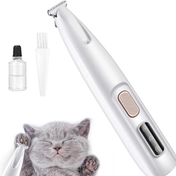 Paw trimmer – precision waterproof pet paw trimmer with LED light