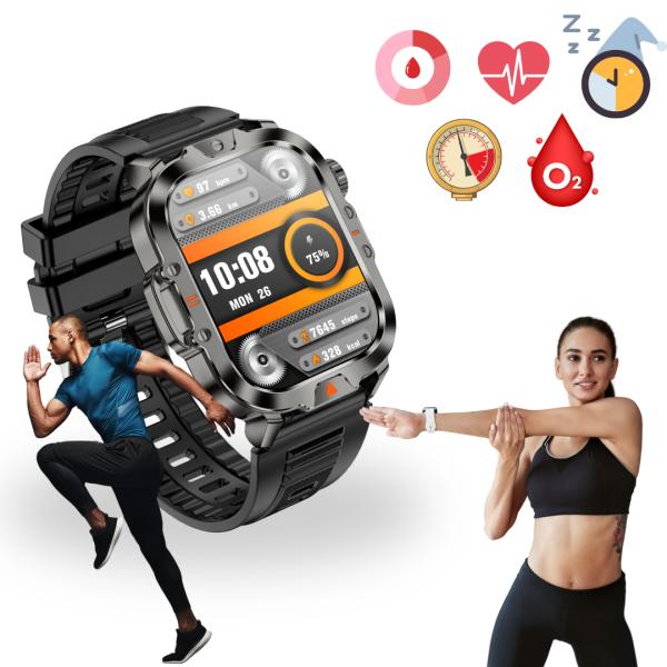 Smartwatch V17 z latarką 410 mAh