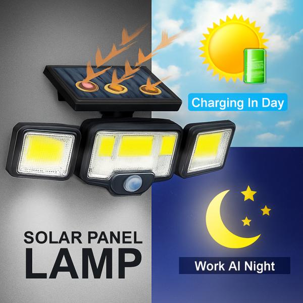 Lampa solarna 204 COB LED