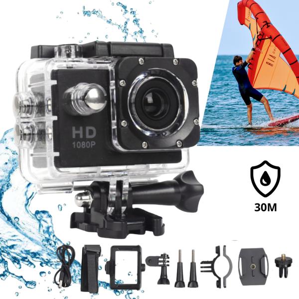 Kamera sportowa Sports Cam Full HD czarna