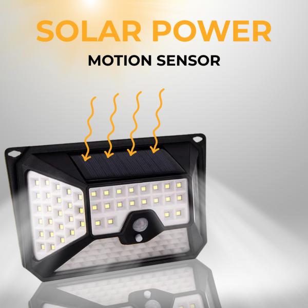 Lampa solarna LED wododporna z czujnikiem ruchu
